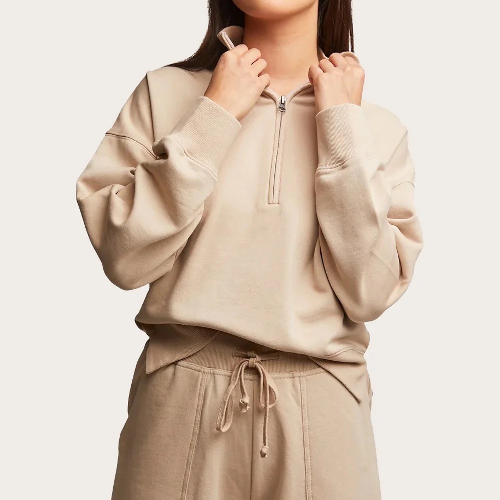 ABLE‎ CYNTHIA FRONT ZIP SWEATSHIRT